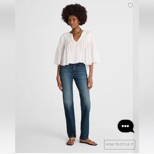 Madewell longline straight Jean